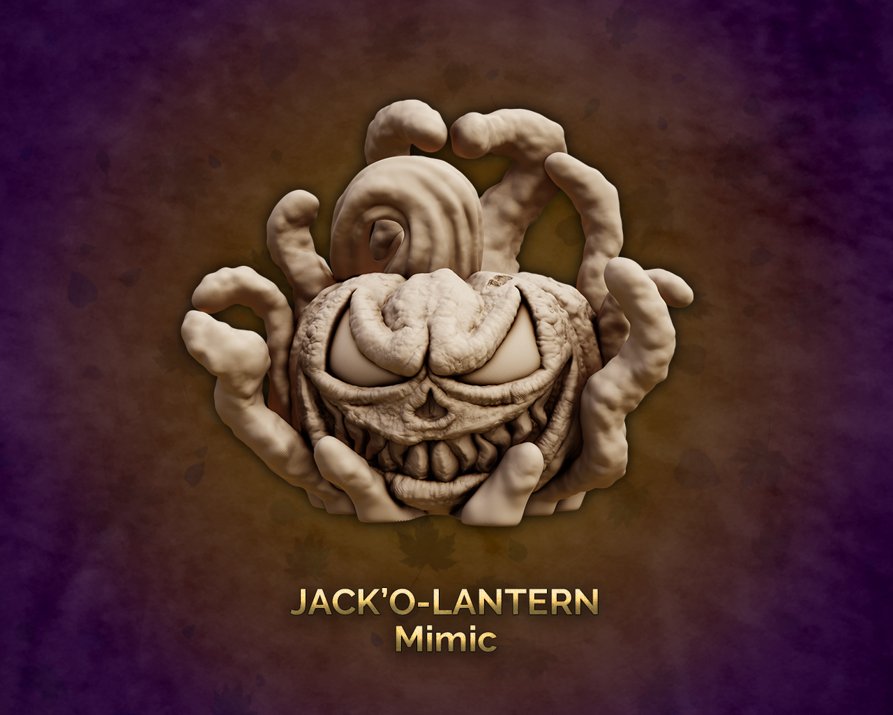 Jack-O'-Lantern Mimic + Pumpkin